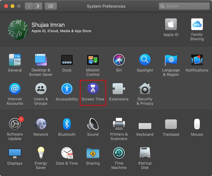 Screen Time Macos System Preferences