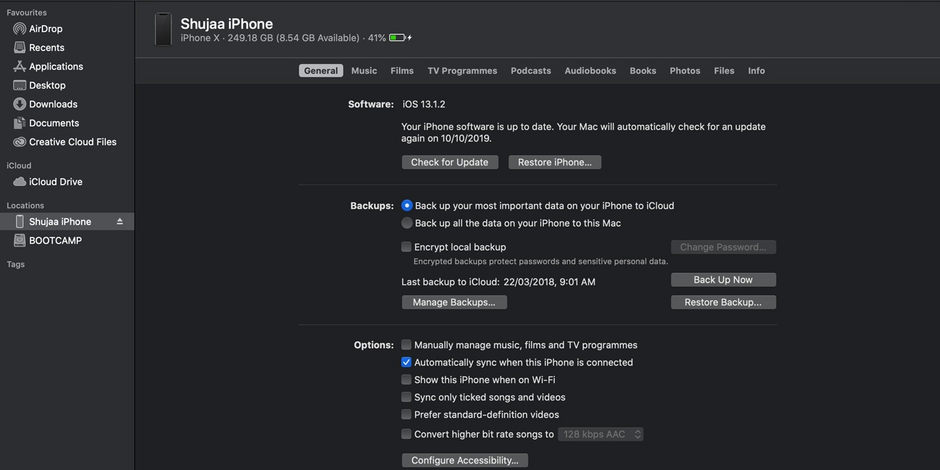 How to Sync Your iOS Device with macOS Catalina