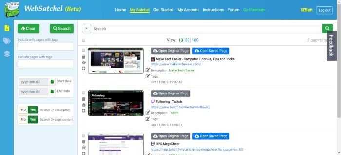 Web Satchel Collection Web Satchel Collection