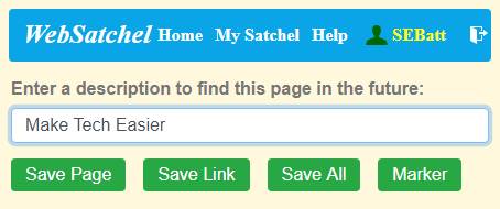 Web Satchel Options Web Satchel Options