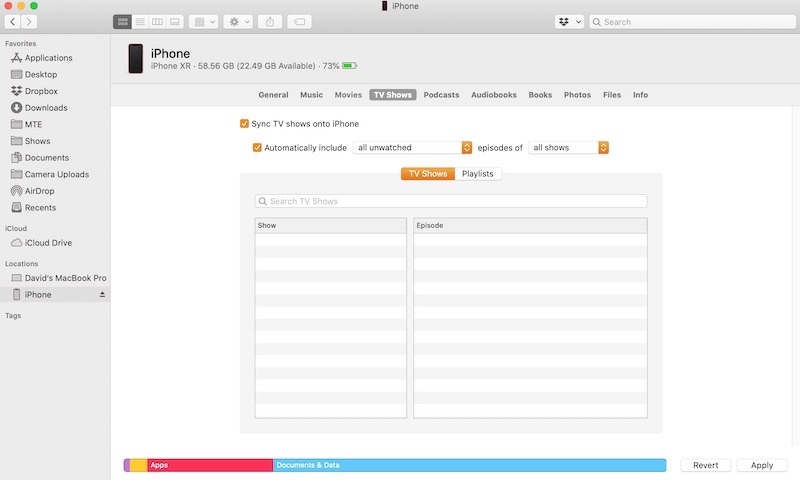 Add Video To Ios Devices Tvshows