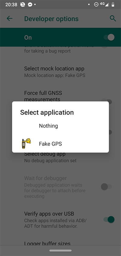 Android Developer Options Gps Spoof