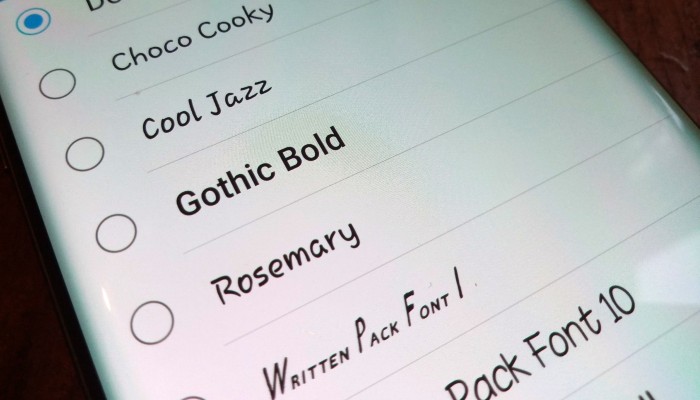 Android Font Samsung
