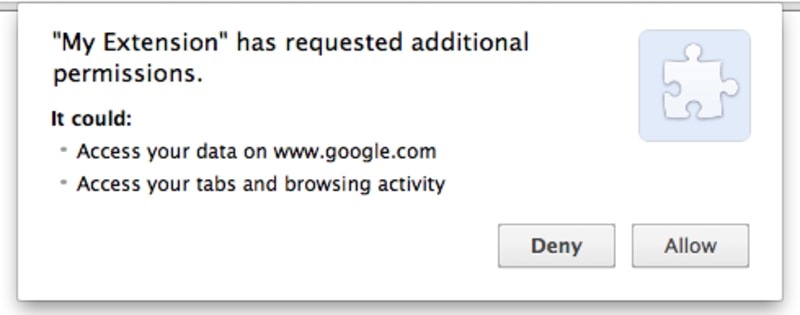 Browser Extension Permission