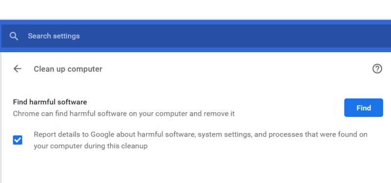 Chrome Virus Scanner