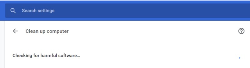 Chrome Virus Scanning