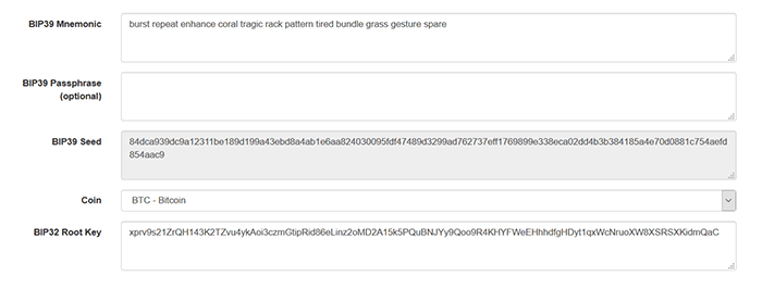 Crypto Safety Bip39 Seed Phrase