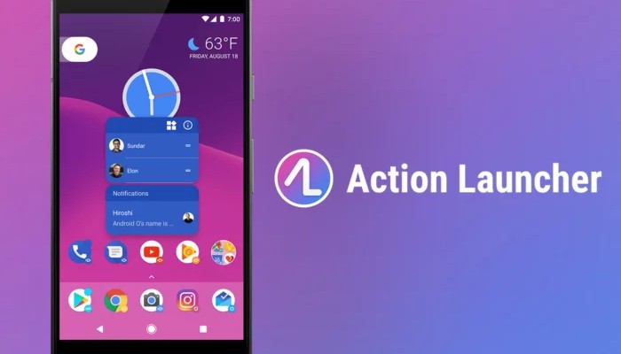 Custom Fonts Action Launcher
