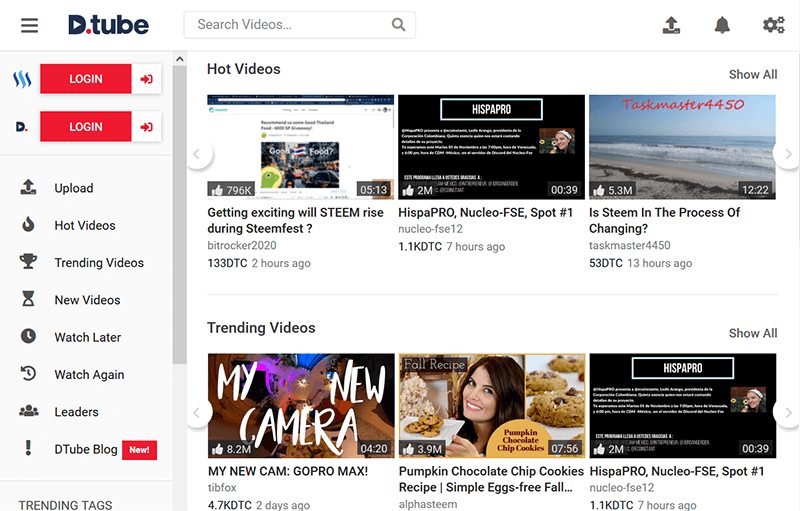 Decentralized Blockchain Social Dtube Decentralized Blockchain Social Dtube