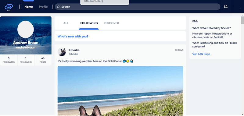 Decentralized Blockchain Sociall Decentralized Blockchain Sociall