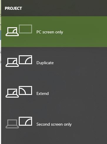 Dual Monitors Issues Display Options