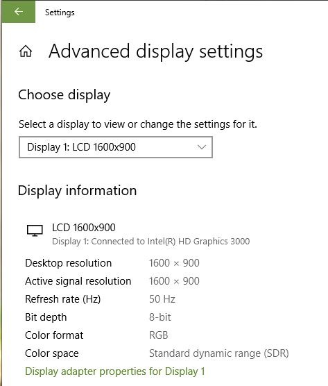 Dual Monitors Issues Refresh Rate Settings