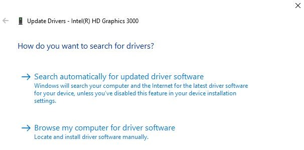Dual Monitors Issues Update Drivers Search