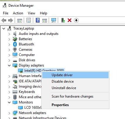 Dual Monitors Issues Update Drivers