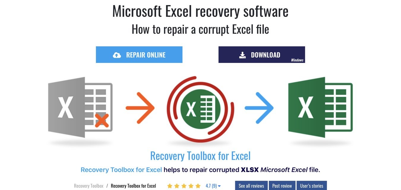 How To Recover Excel File Recovery Toolbox Online Website