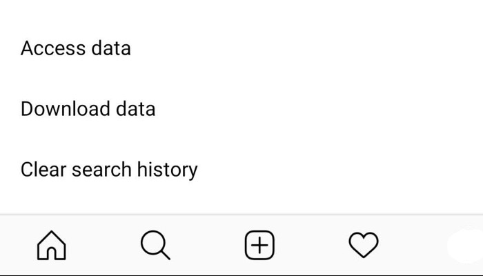 Instagram Clearhistory