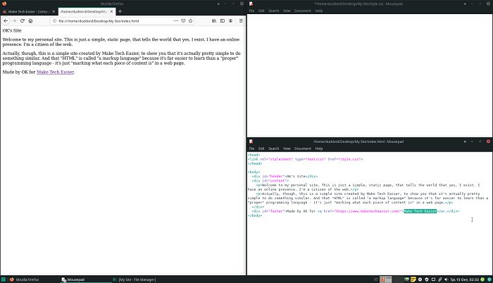 Make A Site Actual Content