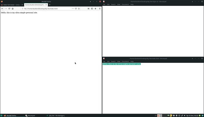 Make A Site First Paragraph
