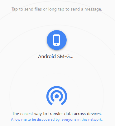 Airdrop Android Pc Snapdrop Connected