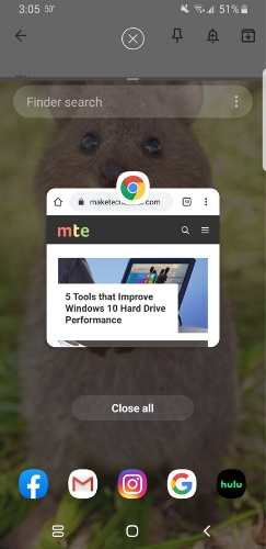 Android Split Screen Select Second App