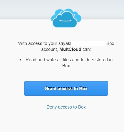 Box Account With Multcloud