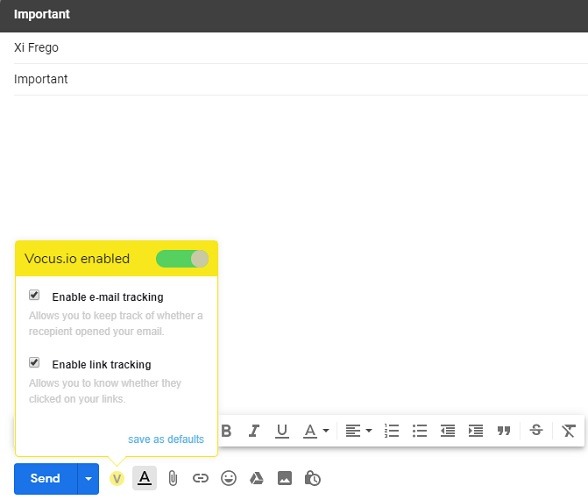 Email Tracking Vocus Io