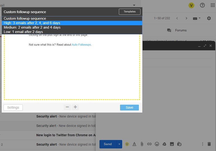 Follow Up Template In Compose