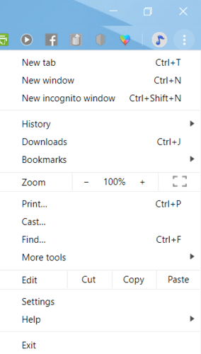 Hide Extensions Chrome Settings Menu