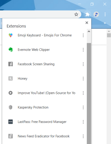 Hide Extensions Chrome Under Puzzle Icon