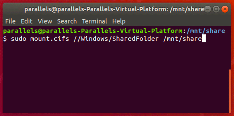Linux Mount Folder Command