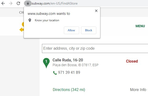 Location Request Site Location Request Site