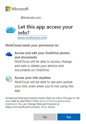 Multcloud Sync Hotmail