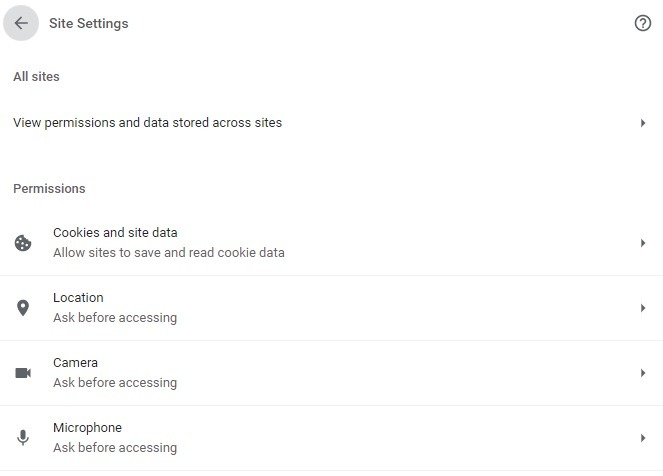 Optimize Site Settings Optimize Site Settings