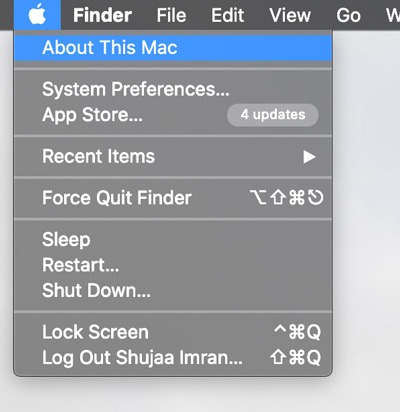 Optimized Storage Mac About Mac