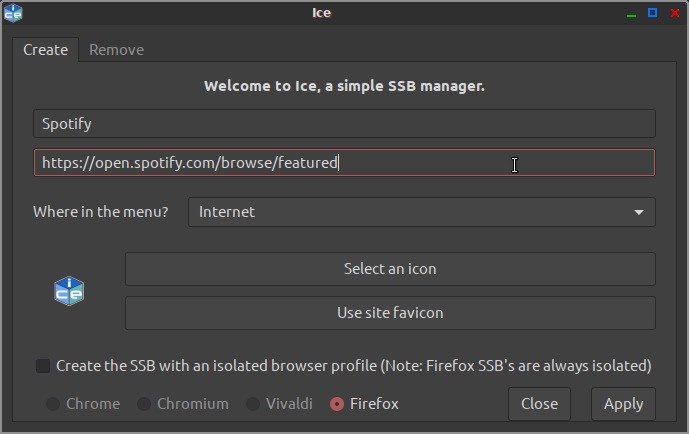 Peppermint Ice Ssb App Name