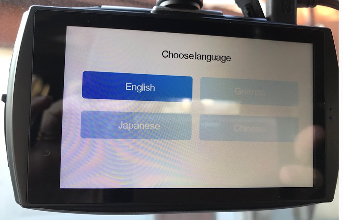 Review T4 Dash Cam Settings