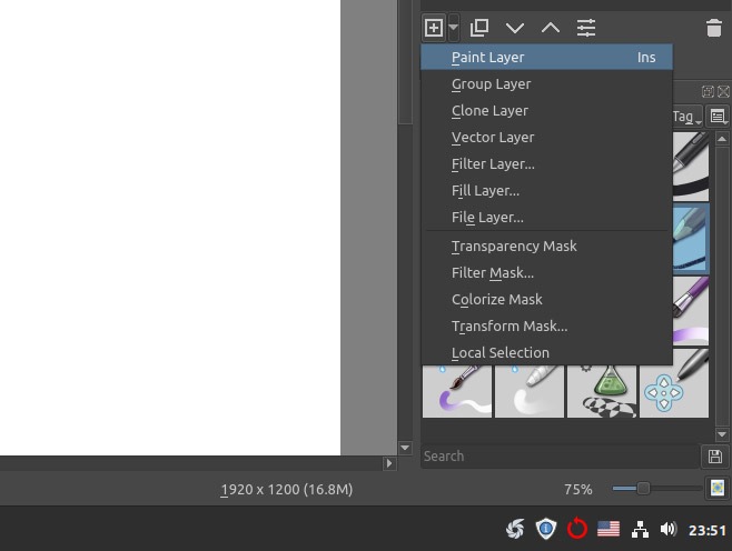 Sketch Like A Pro In Krita New Paint Layer Sketch Like A Pro In Krita New Paint Layer