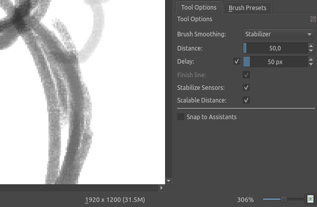 Sketch Like A Pro In Krita Stabilizer Options Sketch Like A Pro In Krita Stabilizer Options