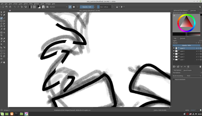 Sketch Like A Pro In Krita Using The Eraser Sketch Like A Pro In Krita Using The Eraser