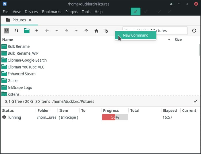 Spacefm Graphics Menu Empty Command Spacefm Graphics Menu Empty Command