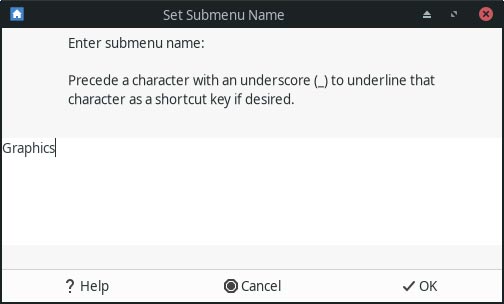 Spacefm Graphics Menu Naming Spacefm Graphics Menu Naming