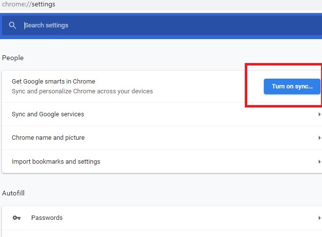 Syncing Turned Off Google Chrome Syncing Turned Off Google Chrome