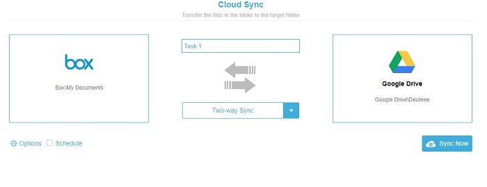 Two Way Sync Multcloud Box Google Drive
