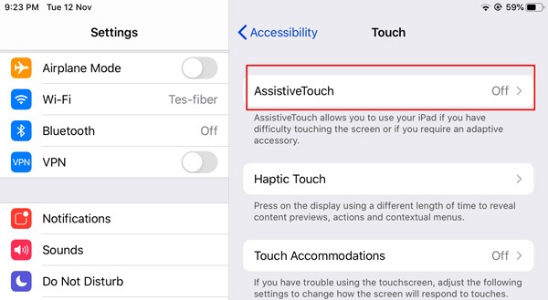 Wireless Mouse Ipad Assistive Touch Settings