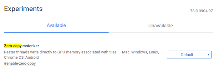 Best Chrome Flags Zero Copy Rasterizer
