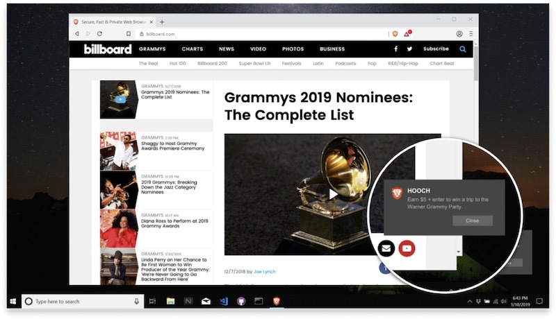Brave Browser Chrome Rewards