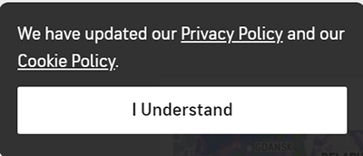 Cookie Consent Disclaimer