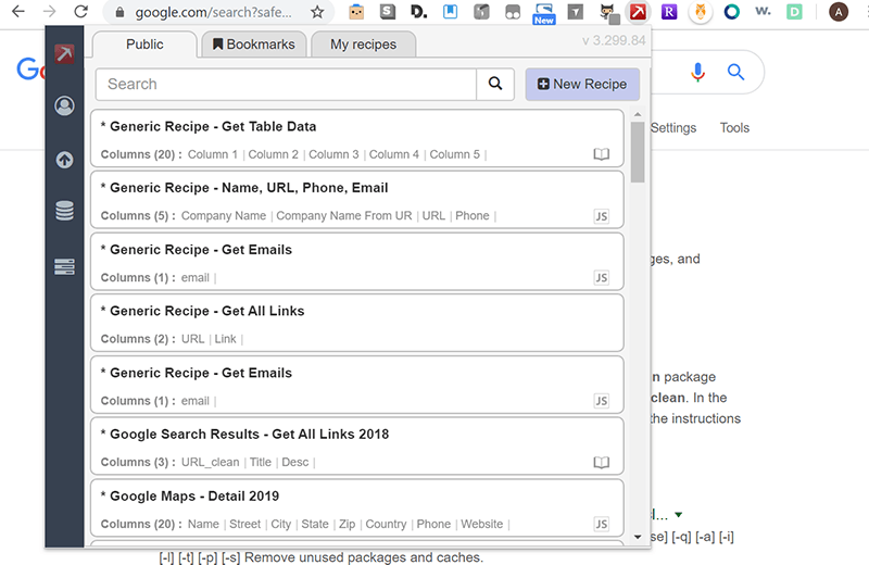 Data Miner Recipes Data Miner Recipes