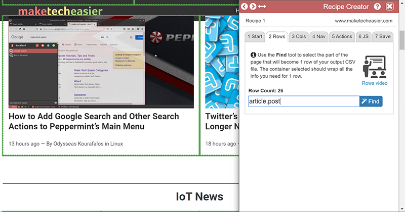 Data Miner Row Select 6 Data Miner Row Select 6