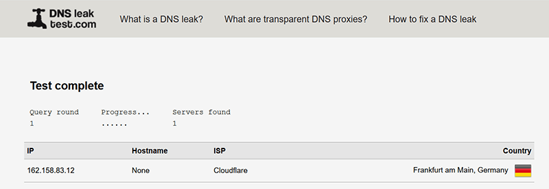 Dns Over Https Leak Test